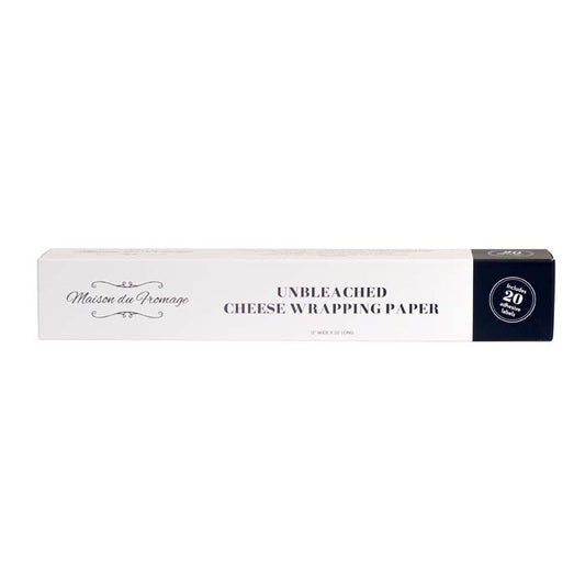 Maison du Fromage Unbleached Cheese Paper with 20 Sticker labels